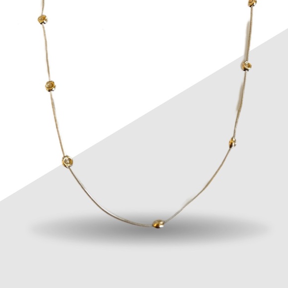 Silpada Vintage Snake Necklace with Gold 
Accents N0673. 17” long - Picture 3 of 6